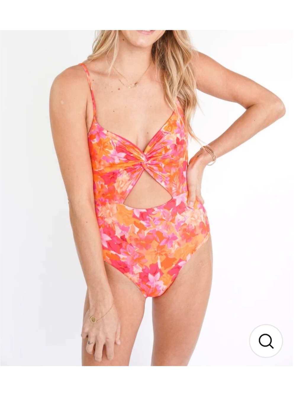 L Space Kyslee One Piece New with tags NWT Pink/Orange